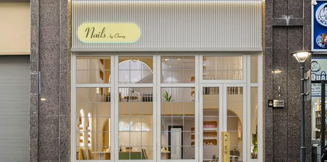 Thiết Kế Tiệm Nails.by Cherry – Không Gian Làm Đẹp Tinh Tế Tại The Terra An Hưng, Hà Nội